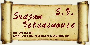 Srđan Veledinović vizit kartica